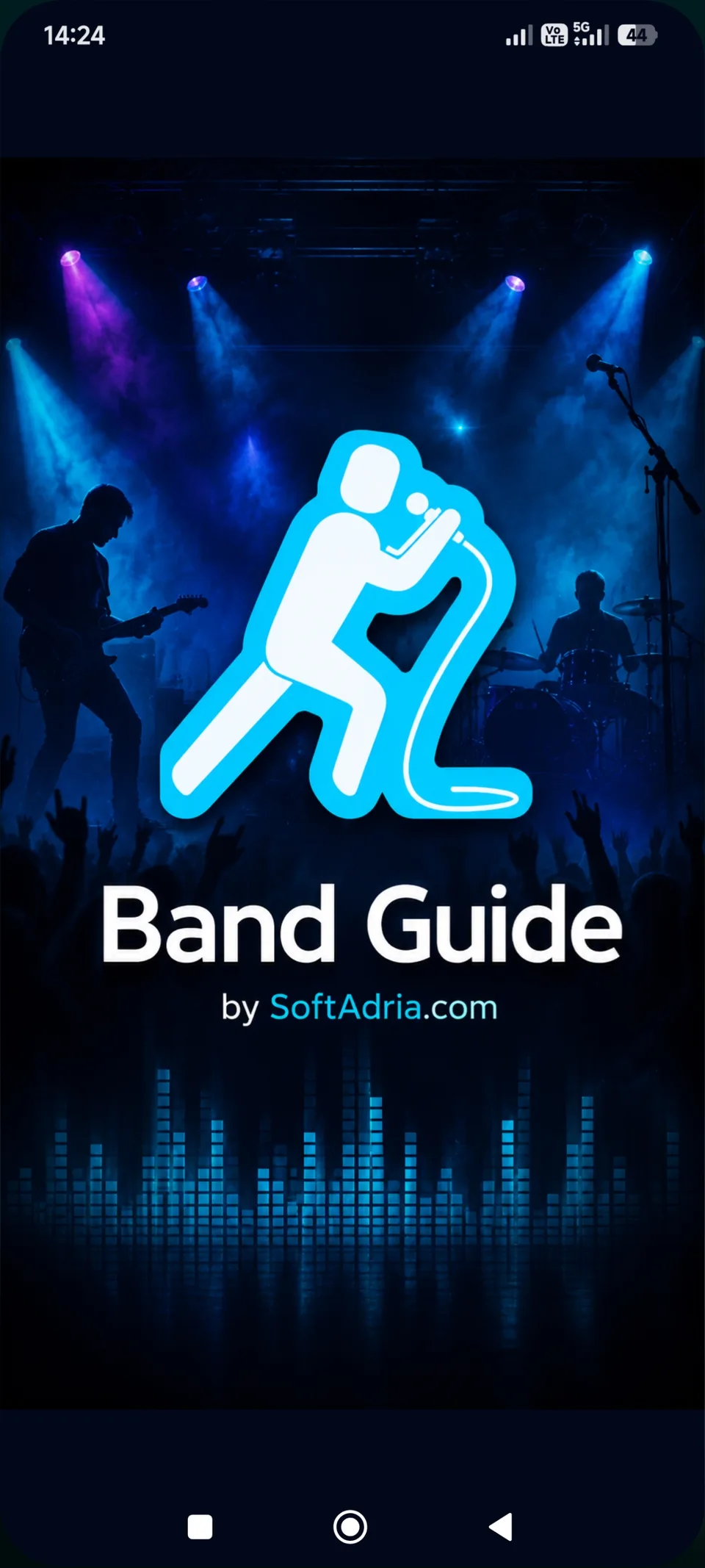 Band Guide multi-device stage performance interface